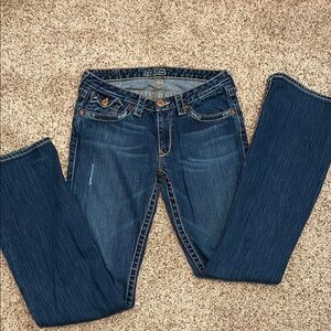Big Star Blue Straight Leg Jeans with Classic Denim Style